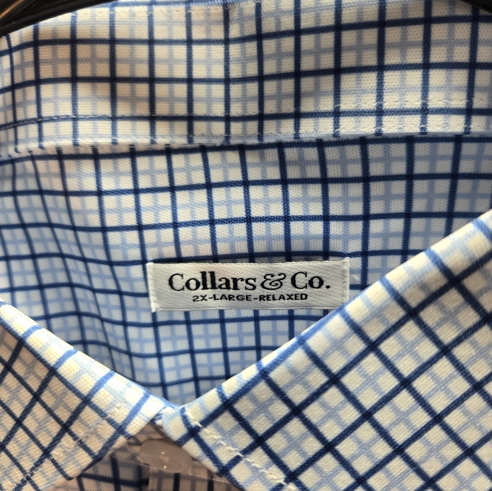Lot of 3 Collars and Co Men's 2XL Polo Dress Relaxed Shirts New - Picture 3 of 6